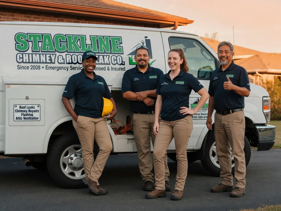 Chimney flashing repair company in Mansfield, WA